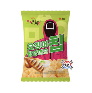 Chips de Calamar con Mayonesa Picante - El Juego del Calamar x 50gr